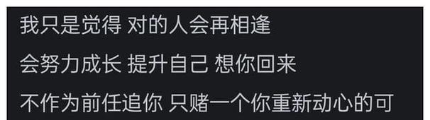 分手一年后如何挽回前男友？（分析分手原因，重新建立联系，重燃爱情）-第2张图片-恋语空间