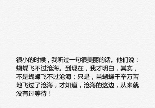 那年的感触和话语（回忆往事，思考未来）
