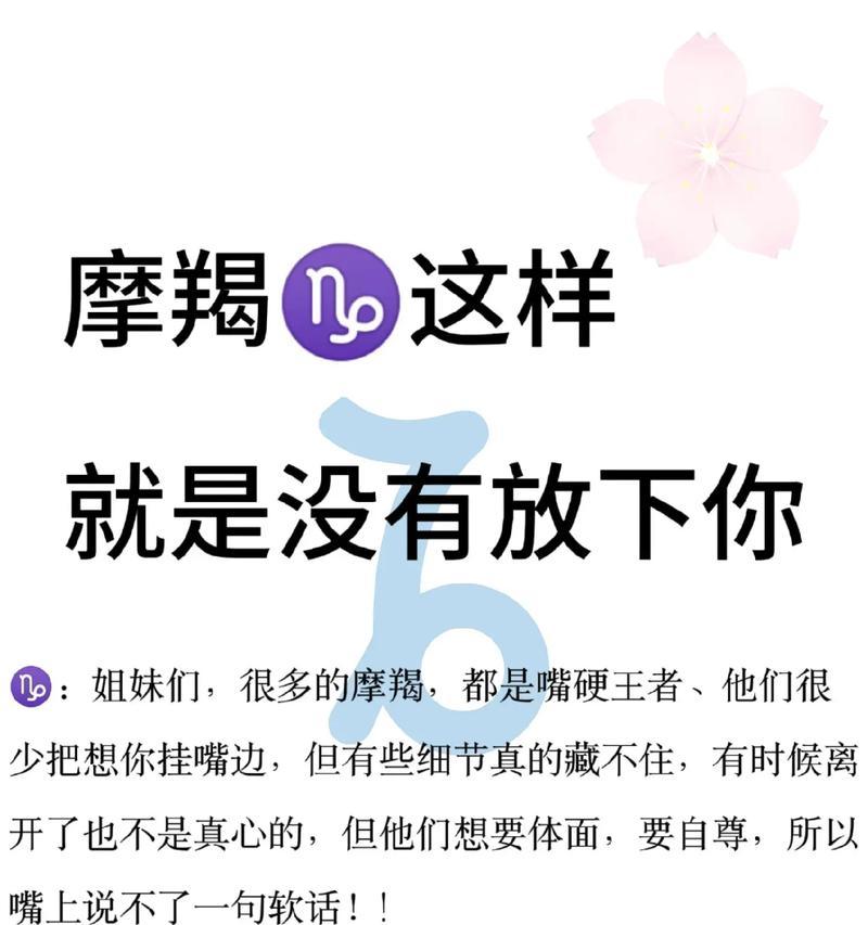 如何挽回摩羯座男生？（掌握这些技巧让你轻松收获爱情）-第2张图片-恋语空间